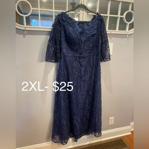 Navy blue dress